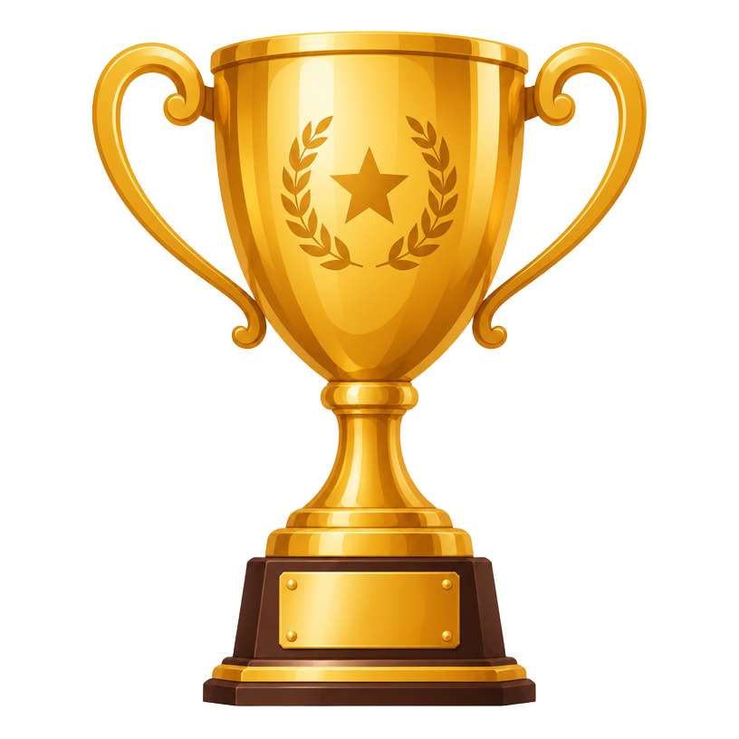Illustration of a championship trophy